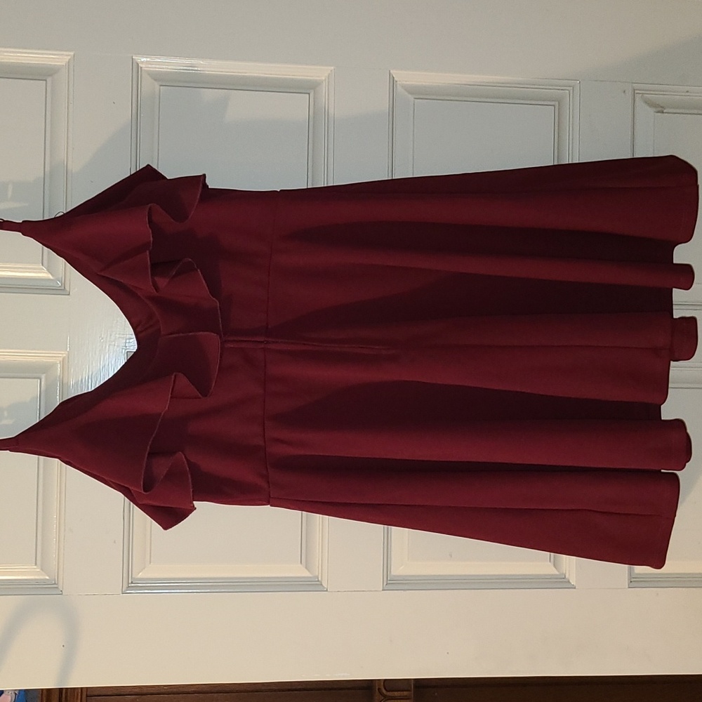 Trixxi  burgundy mini dress size XL, worn 1 time